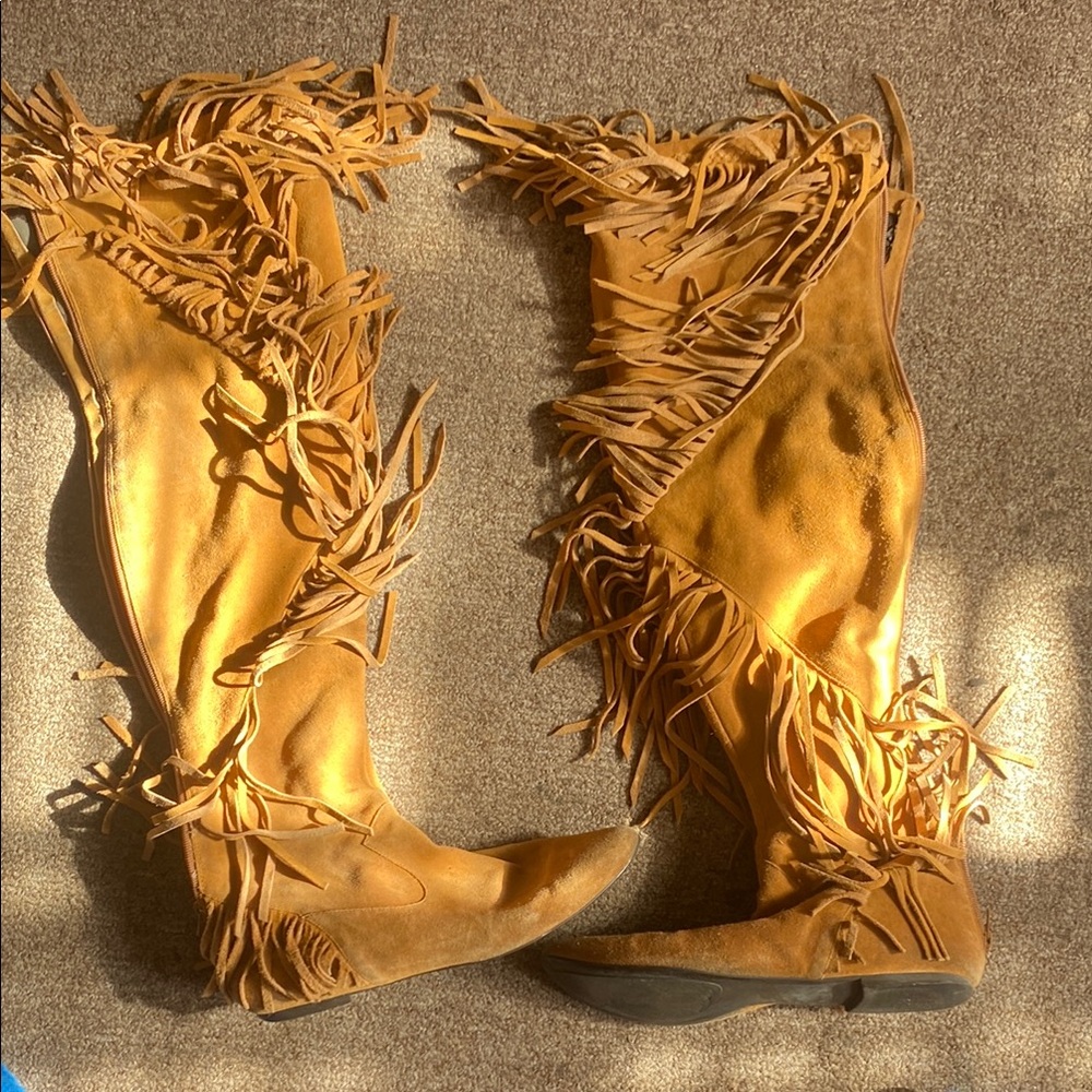 Fun knee high boots